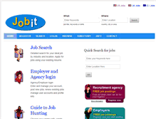 Tablet Screenshot of jobit.com